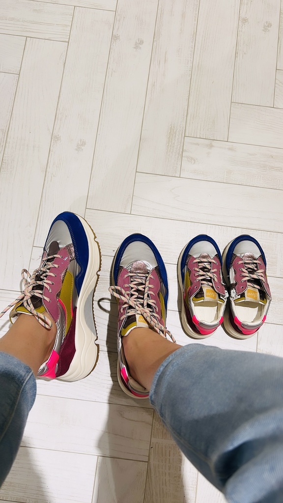 Sneaker hoge zool d365