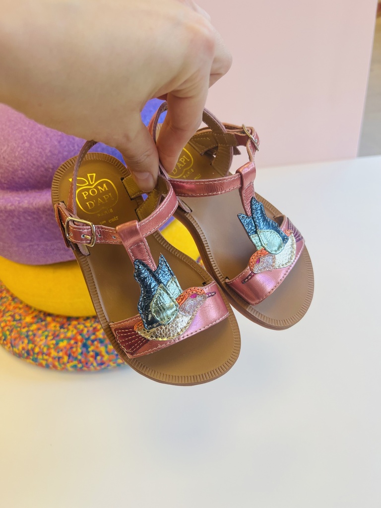 Sandaal plagette colibri