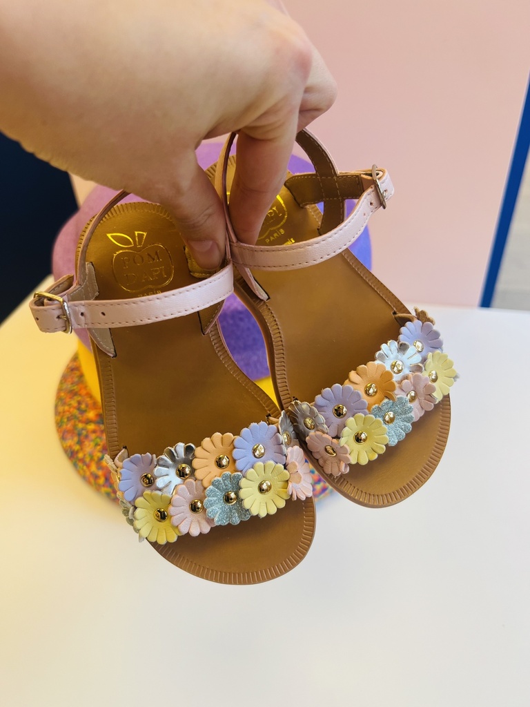 Sandaal plagette multi flo