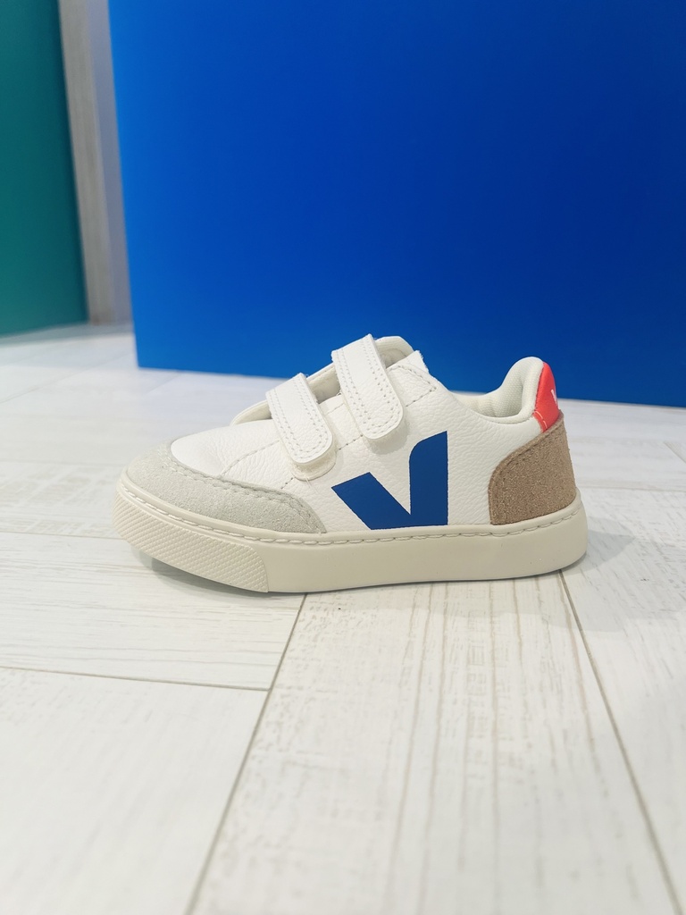 Sneaker rode hiel blauwe v 