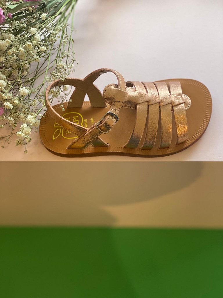 Sandaal plagette strap 