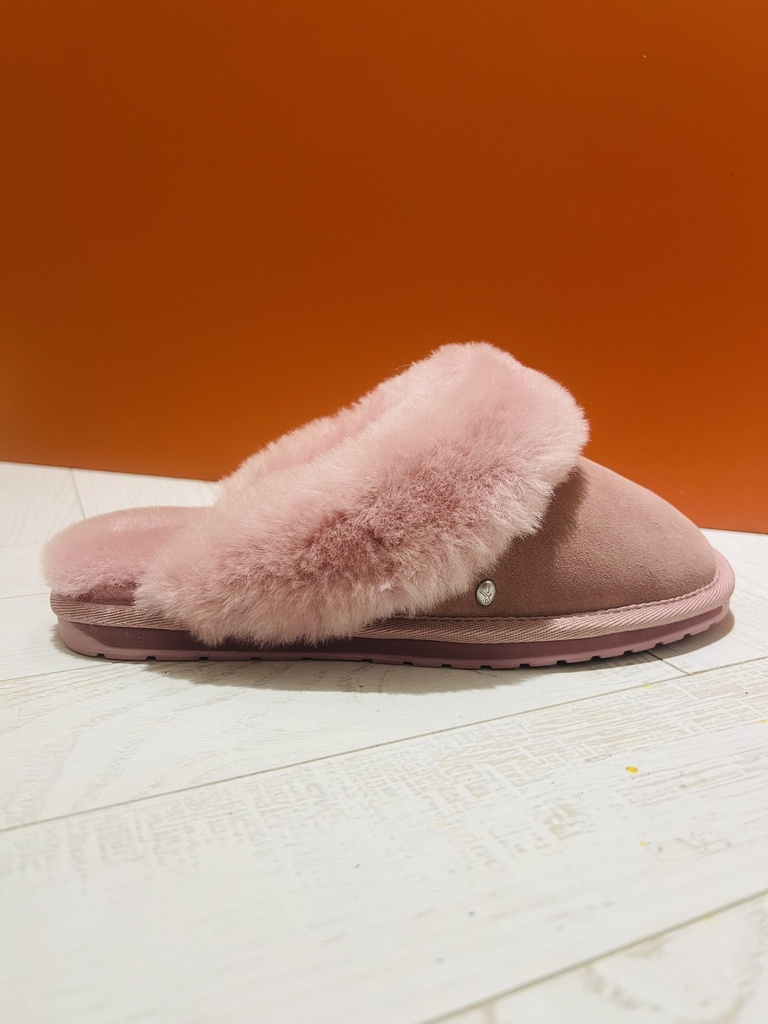 Pantoffel EMU roze dicht