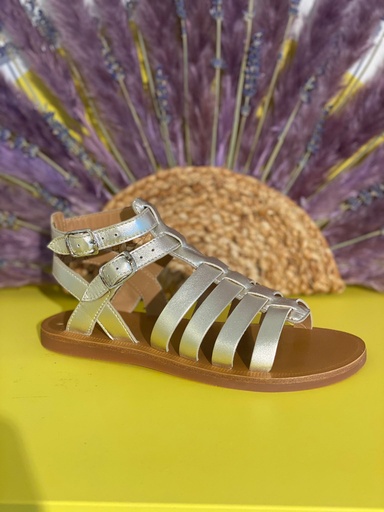 Sandaal plagette gladiator 