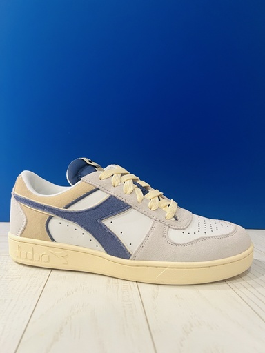 Sneaker magic basket super white/marlin