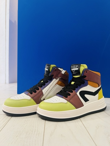 Hoge sneaker h1012 geel