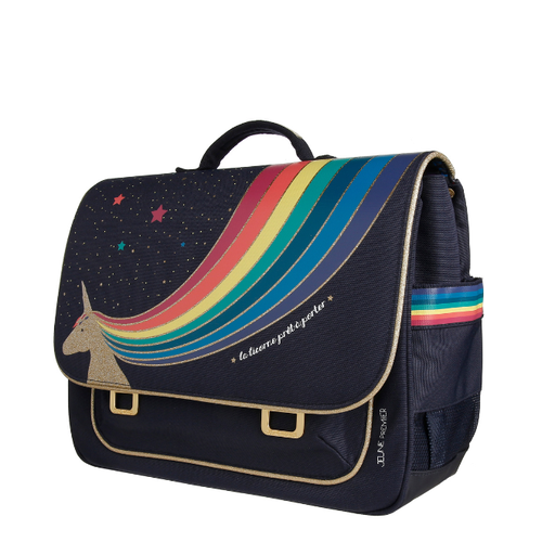 Jeune Premier boekentas Midi Unicorn Gold