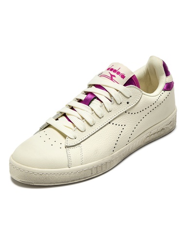 Sneaker game laag wit/fuxia