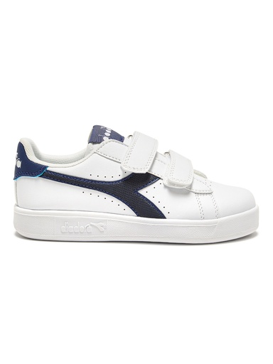Sneaker game p wit/blauw