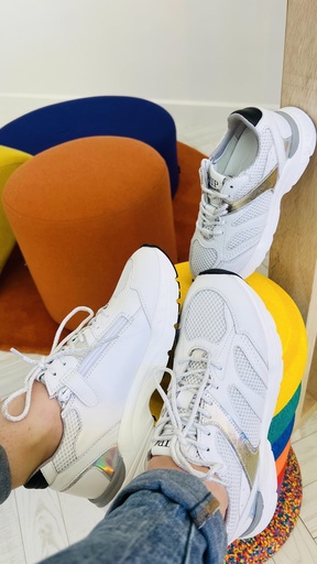 Sneaker runner H1255 wit