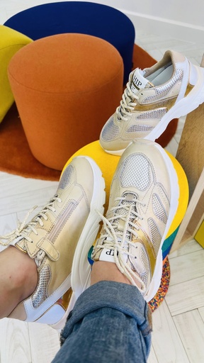 Sneaker runner H1255 goud