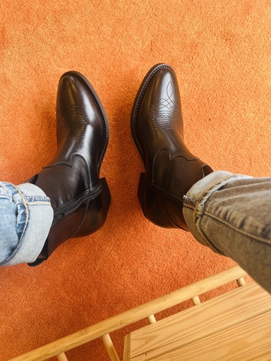 Kort laarsje hak cowboy 7853-101