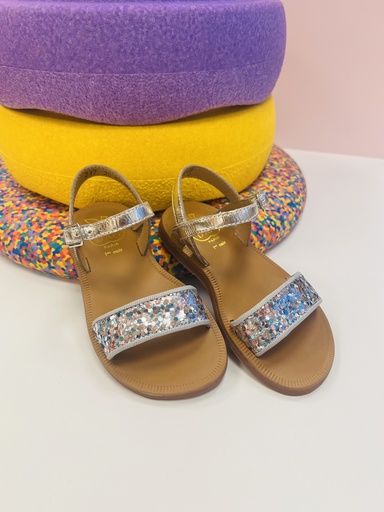 Sandaal plagette buckle tao