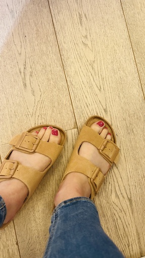 Insteker suede sandal 